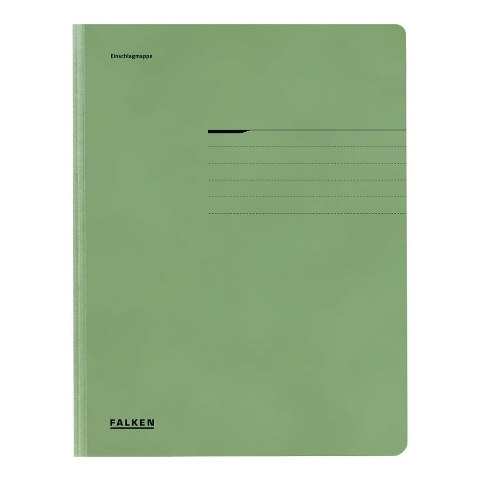 Dosar plic Lux Falken, carton, 320 g/mp, verde Dosar plic Lux Falken, carton, 320 g/mp, verde